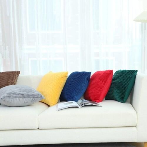 3D Rhombus Plush Pillow Cover Geometric Decorative Throw Pillow Case Soft Cozy Bed Sofa Cushion Cover Faux Fur Nordic Home Decor