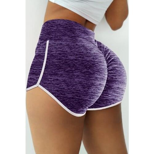 5XL Contrast High Waist Gym Wear Butt Lifting Summer Plus Size Womens Sport Jogger Fitness Shorts Oversized Legging Femme