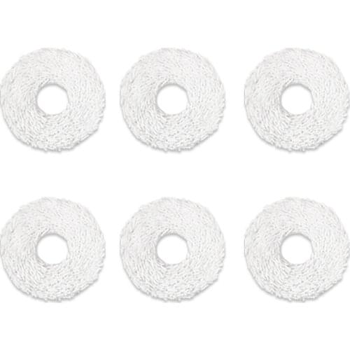 6Pcs for Ecovacs Deebot N9+ Robot Vacuum Cleaner Steam Mop Cloth Mopping Machine Replacement Accessories Parts