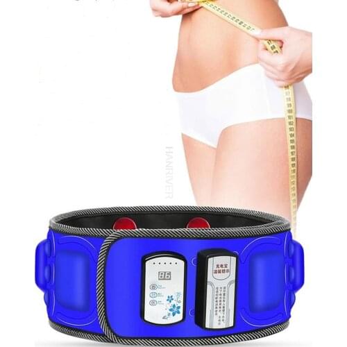 Wireless Electric Slimming Belt Lose Weight Fitness Massage Times Sway Vibration Abdominal Belly Muscle Waist Trainer Stimulator