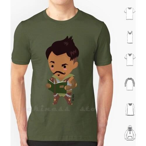 Dorian Pavus T Shirt 100% Cotton DIY S-6xl Dorian Pavus Mage Magic Tevinter The Iron Bull Iron Bull Dragon Age