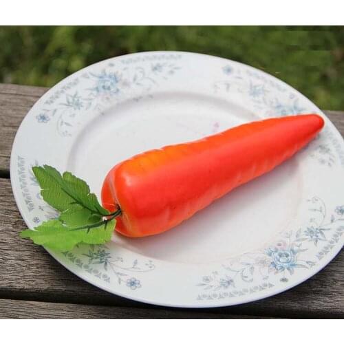 Simulation Carrot Vegetable Food Fruit Pretend Play House Toy Simulation Childrens Toys Kitchen Decorate Teaching Aid 2021