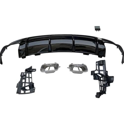 Applied to Benz Mercedes Cla W117 Modified Four Outlet Tail Throat 13-19 A45 Rear Lip Kit