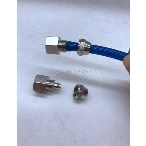 Free shipping brass quick connectors for 6/8/10/12mm hose and 1/8 1/4 3/8 1/2 female thread direction type pipe fitting