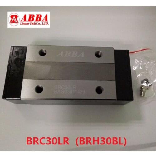 1pcs Original Taiwan ABBA BRC30LR/BRH30BL Linear narrow Block Linear Rail Guide Bearing for CNC Router Laser Machine parts
