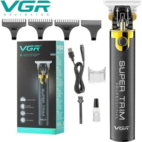 New Electric Hair Clipper Noise Reduction T-shape Blade Stainless Steel Blade With Three Limit Combs Hair Trimmers For Men