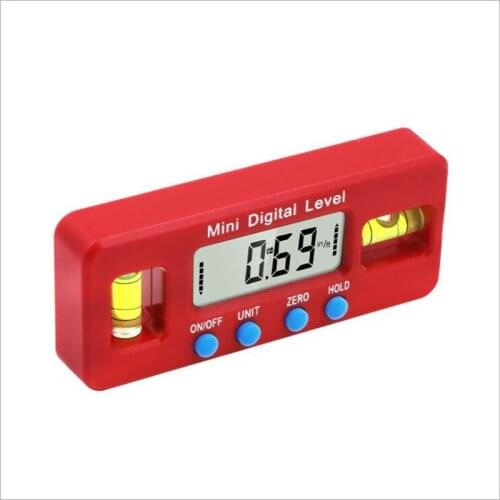 Mini Electronic Digital Display Level 100mm Strong Magnetic Level Inclinometer Angle Ruler Digital Caliper Measuring Tool