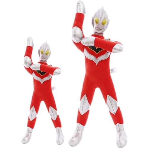 Cartoon Anime Ultraman Plush Toy Taro Tiga Gaia Plush Dolls Soft Stuffed Plush Dolls Cute Anime Decor Pillow Kids Toys Boys Gift