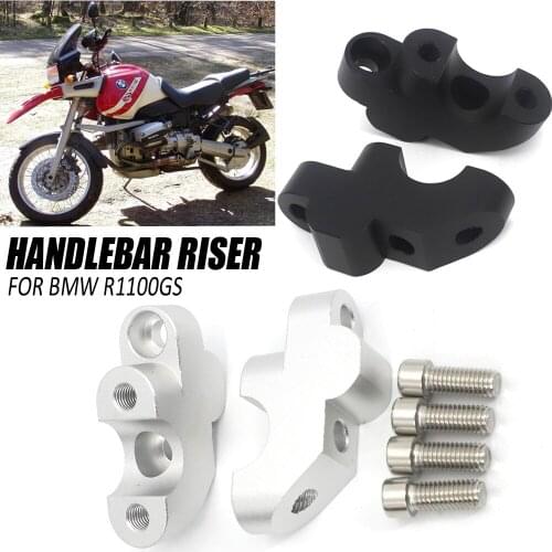 New For BMW R1100GS R 1100GS R1100 GS 22mm 7/8 "Motorcycle CNC Aluminum Handlebar Riser Clamp Taper Mount