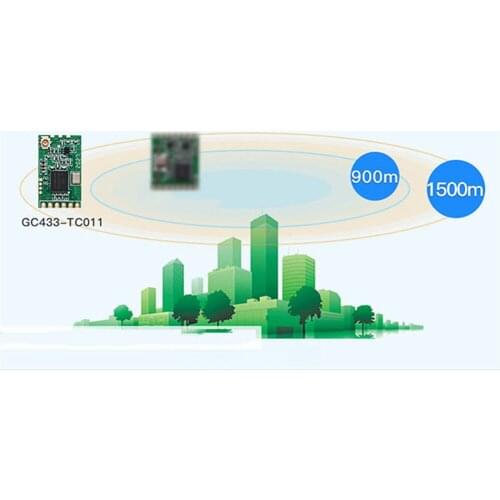 New SI4463/SI1061 Wireless Radio Frequency Module GC433-TC011 433MHz Wireless Data Transmitter and Receiver Module Board