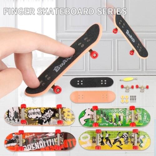 NEW Finger Skateboard Creative Decompression Toy Random Pattern Bikes Novelty Gag Toys Gifts For Kids Home Decor Toddler Toys