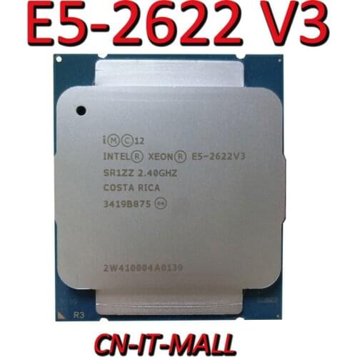 Pulled Xeon E5-2622 V3 Server cpu 2.4G 20M 8Core 16 Thread LGA2011-3 Processor