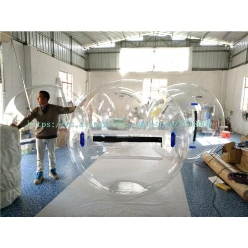 Sell 2 meters transparent PVC water walking ball, water rolling ball, can be used for business or water park