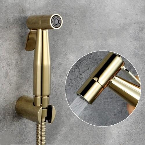 Hand Held Bidet Sprayer,Stainless steel Diaper Sprayer Shattaf - Complete Set for Toilet Hand Shower, Hand Bidet Toilet Att