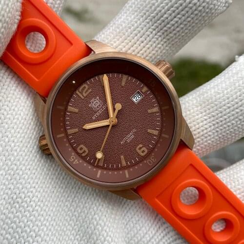 SD1949S Steeldive Brand Green Dial 20ATM Water Resistant Sapphire Glass Men Bronze Watch