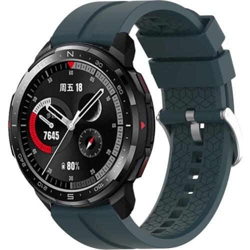 For Huawei Honor Watch GS Pro Strap 22mm Replacement Silicone Watchbands For Honor Magic Watch 2 46m Sport Bracelet Watch Band