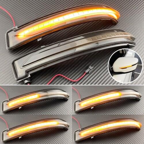 LED Side Mirror Dynamic Turn Signal Sequential Light For Nissan X-Trail T32 Rogue Qashqai J11 Murano Z52 Juke Navara Pathfinder