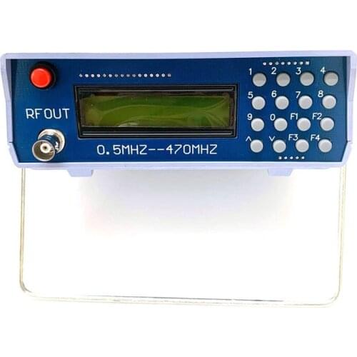 0.5-470Mhz RF Signal Generator Meter Tester for FM Radio Walkie-Talkie Debug