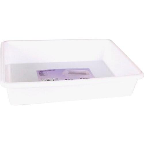 Bucket 3 L Rectangular White (30,3 x 23 cm)