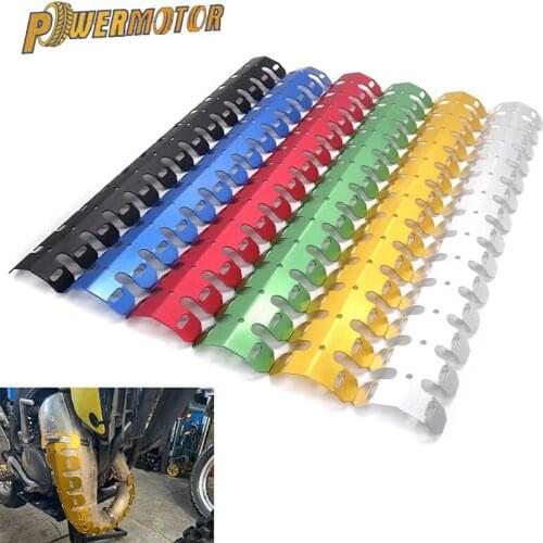 Motorcycle Exhaust Shield Muffler Pipe Protector Cover Heat Shield For YAMAHA YZ450F YZ426F YZ250 YZ125 for HONDA CRF 450X/250LX