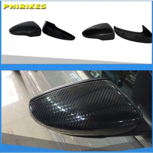 Carbon Look Side Wing Mirror Cover for VW Golf 7.5 MK7 7 GTD R GTI 6 Passat B7 CC Scirocco Polo 6R 6C MK6 Cap for Jetta 6 MKVI