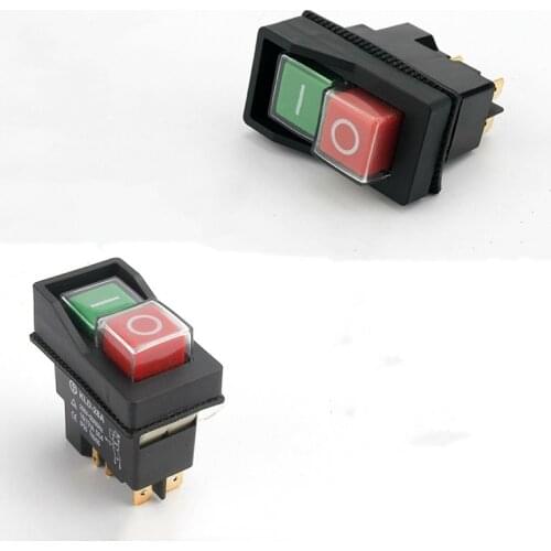 1Pcs 5pinWaterproof magnetic explosion-proof pushbutton switch kLd-28A 5E4 IP55 220v magnetic starter electromagnetic switches