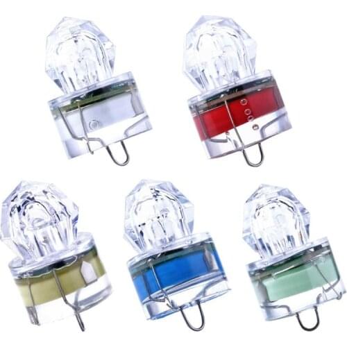 1pc Mini LED Waterproof Fishing Bait Light LED Deep Drop Underwater Lure Light Waterproof Fishing Bait Light LED New