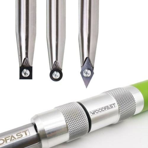 3pcs/set Replaceable Woodfast Disposable Woodworking Tool Three-piece Set Round Diamond Square Sharp Alloy Tool