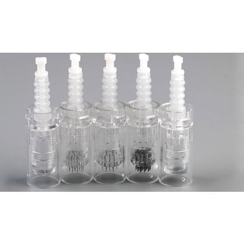 50pcs Electric Derma Pen Tattoo Needle Cartridges 9/12//36/42/nano For Ultima N2/M5/M7 Dr.pen Auto Microneedle Therapy MTS & PMU