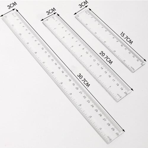 6/8/12Inch Straight Ruler Multifunction DIY Drawing Tools Student Rulers Double-duty School Office Hand Stationery Accessory