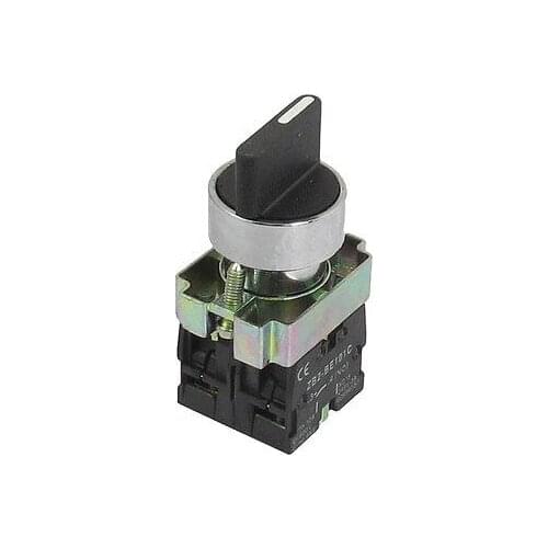 AC 660V 10A On/Off/On Momentary 3 Postion Rotary Selector Switch 22mm XB2-BD53