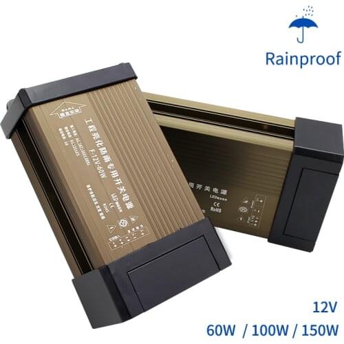 AC DC 12 V 16.5A 200W Lab Power Supply Unit Voltage Source 220V To 12V LED Outdoor Rainproof Power Converter Module Driver