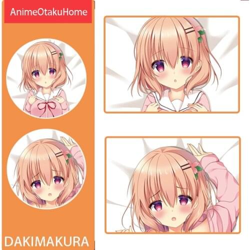 Anime Manga Is the Order a Rabbit? Hoto Kokoa Throw Pillow Cover Hugging Body Pillowcase Otaku Bedding Dakimakura Pillow Case