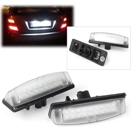 2Pcs Car LED license Number Plate Light Lamp Lighting For Toyota Prius Echo Aurion Avensis Verso & For Lexus