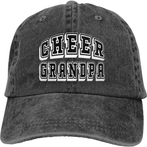 Cheer Grandpa Gift For Proud Cheerleader Grandfather Baseball Cap cowboy hat Peaked cap Cowboy Bebop Hats Men and women hats