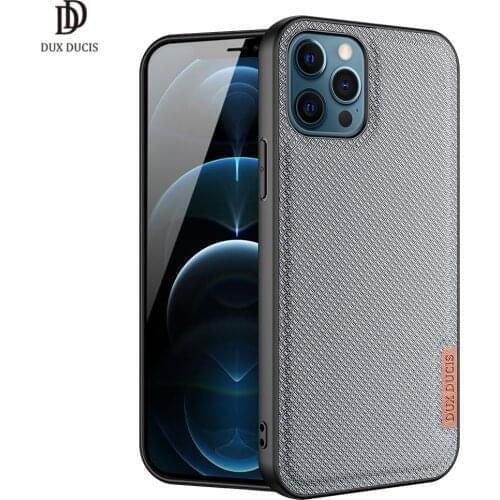 DUX DUCIS Fino Series Case For iPhone 11/11 Pro/12 Pro/12 Pro max Woven Fabric Protecting Smartphone Case чехол на айфон