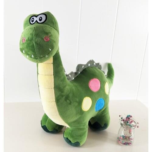 Color dot dinosaur doll children plush toy birthday gift cute dinosaur baby stuffed toys