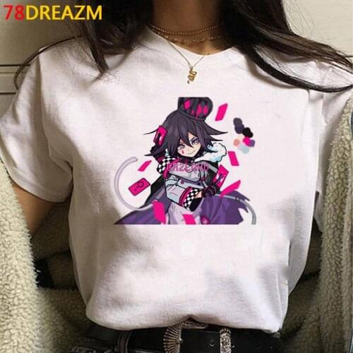 Ouma Kokichi Danganronpa V3 clothes male print aesthetic plus size graphic tees t-shirt kawaii tumblr