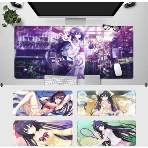 Brand Tohka Yatogami Gaming Mouse Pad Laptop PC Computer Mause Pad Desk Mat For Big Gaming Mouse Mat For Overwatch/CS GO