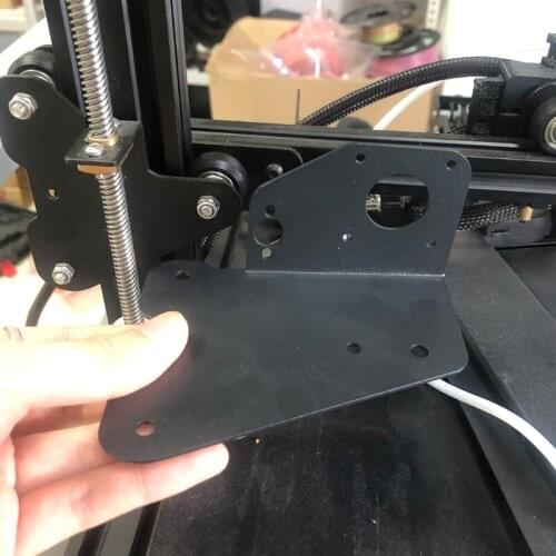 Dual Z Axis Upgrade Plate Kit for CR10/10S Ender3 3D Printer Aluminum Dual Extruder Z-Axis Upgrade Plate Kit DIY 1 Set