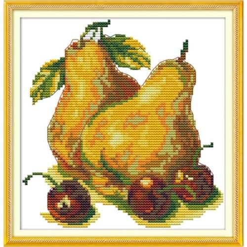 Joy Sunday still life pattern printed canvas cross stitch kit DMC 14CT fabric count cross stitch home decoration kit gift kit