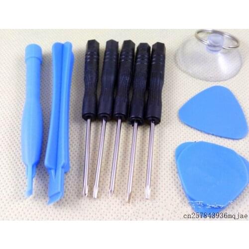 100Sets 10 in 1 Opening Tools Kit for iPhone T5 T6 Screwdrivers Pry Repair Tool for Samsung Computer Pry Tools