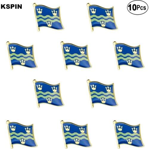 CAMBRIDGESHIRE Lapel Pin Flag badge Brooch Pins Badges 10Pcs a Lot