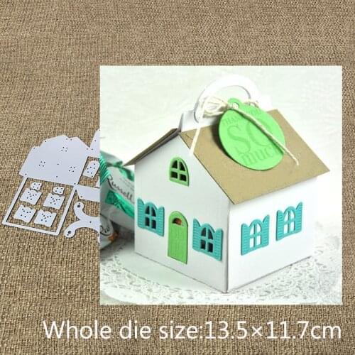 New Design Craft Metal Cutting Die new lovely handle build house Scrapbooking Album DIY Paper Card Craft Embossing Die Cuts