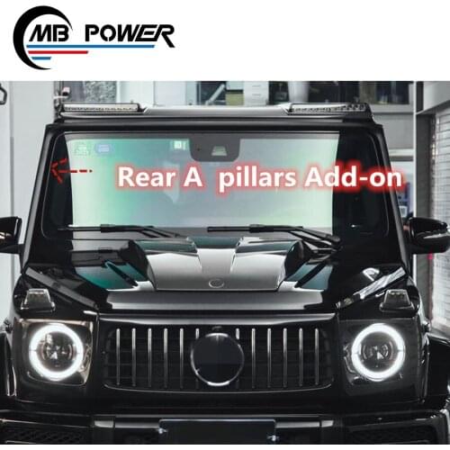 New G class W463A A pillar G-class 2018-2020year G class W464 G63 G500 G350D carbon fiber front window side pillar