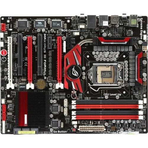 Free shipping original motherboard ASUS Maximus III Formula DDR3 LGA 1156 for I5 I7 CPU USB2.0 USB3.0 16GB Desktop motherborad