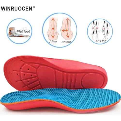 EVA Orthotic Insoles flat feet for kids and Children Arch Support insole for Valgus Varus Shoe Heel Shockproof Shoes Pad Inserts
