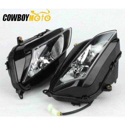 1 Pair Motorcycle Front Headlight Head Light Lamp Assembly Kit For Honda CBR600RR CBR 600RR 2007 2008 2009 2010 2011 2012