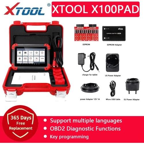 XTOOL X100 PAD X100 Pro2 Key Programmer Professional Car OBD2 Diagnostics Tool Special Functions lmmobilizer For Citroen