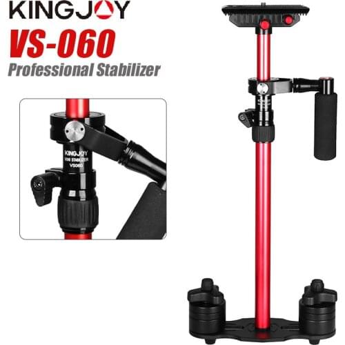 KONGJOY VS060 60cm Aluminum Alloy Handheld Video Stabilizer For Steadycam Steadicam Stabilizer For Canon Nikon Sony DSLR Camera